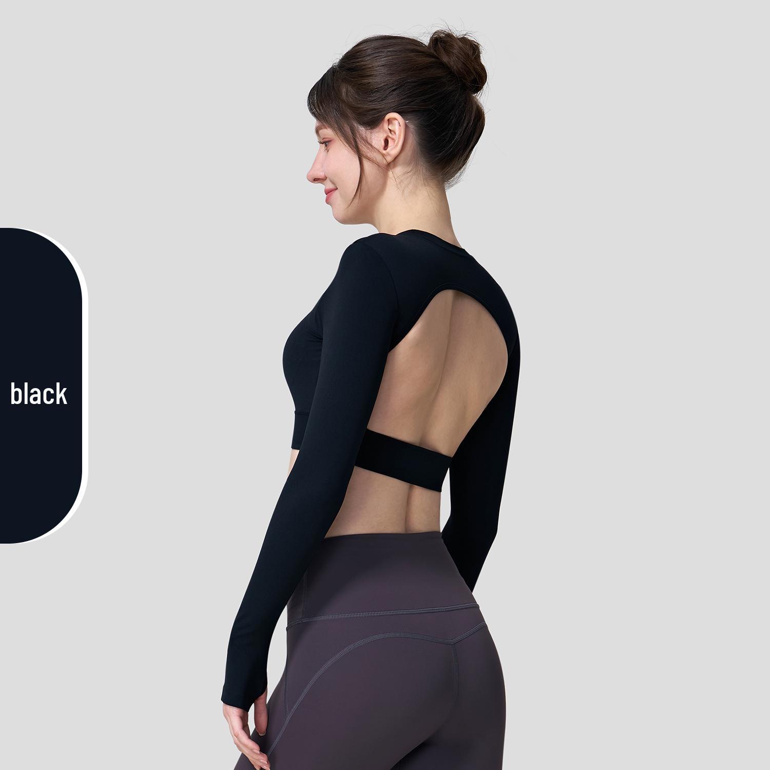 Autumn Winter Long Sleeve Quick-Dry Yoga & Running Sportswear with Fixed Cup Large чорний
Autumn Winter Long Sleeve Quick-Dry Yoga & Running Sportswear with Fixed Cup Large чорний