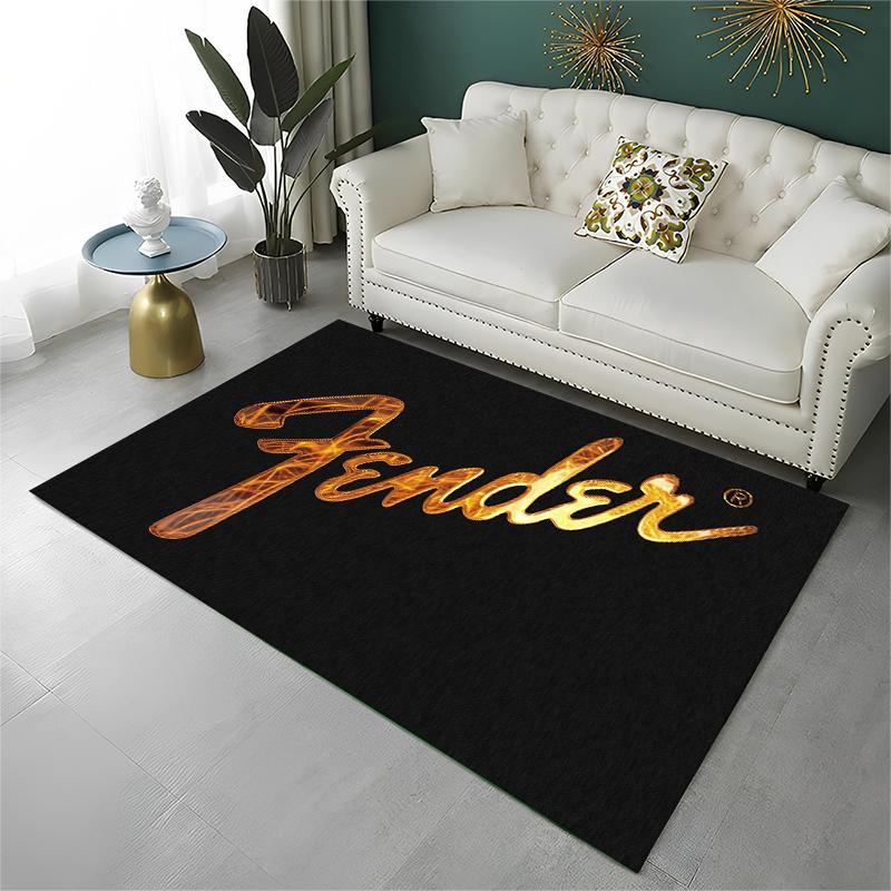 Retro Fender Logo Guitar Instruments Music Carpet Rug for Playroom Bedroom Living Room Sofa Home Decor,kid Area Rug Non-slip 40x60cm
Retro Fender Logo Guitar Instruments Music Carpet Rug for Playroom Bedroom Living Room Sofa Home Decor,kid Area Rug Non-slip 40x60cm