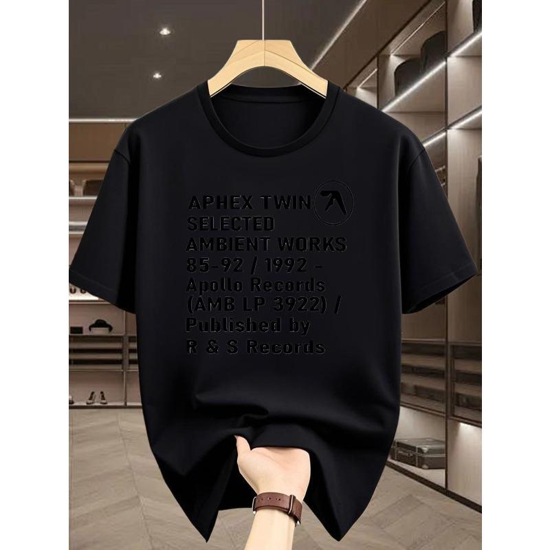 European Size APHEX TWIN SELECTED AMBIENT WORKS 85-92 1992 Apollo Records Print Men S T-Shirt 4XL чорний
European Size APHEX TWIN SELECTED AMBIENT WORKS 85-92 1992 Apollo Records Print Men S T-Shirt 4XL чорний