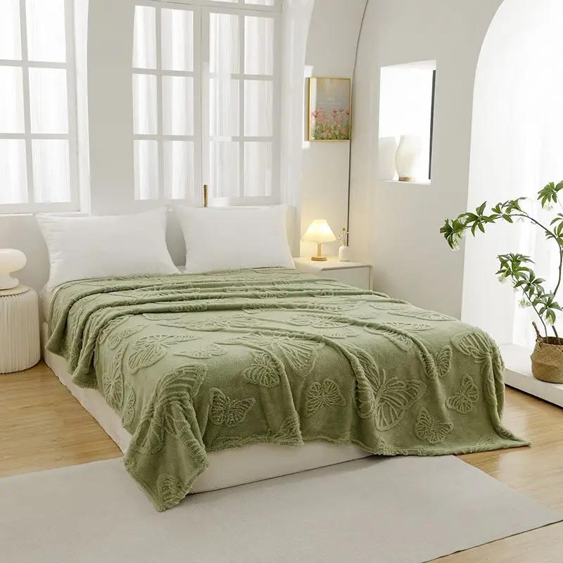 Летнее двухстороннее плюшевое одеяло тафу с толстым чехлом, жаккардовое 3D плюшевое одеяло с бабочкой для офиса, обеда и отдыха 70x100cm
Летнее двухстороннее плюшевое одеяло тафу с толстым чехлом, жаккардовое 3D плюшевое одеяло с бабочкой для офиса, обеда и отдыха 70x100cm