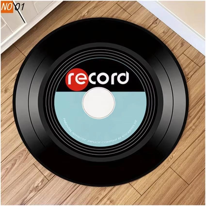 Minimalist Retro Vinyl Record Groove Black Disk Round Carpet Mat Rug Music Theme Home Decoration Living Room Bedroom Studio 80cm
Minimalist Retro Vinyl Record Groove Black Disk Round Carpet Mat Rug Music Theme Home Decoration Living Room Bedroom Studio 80cm
