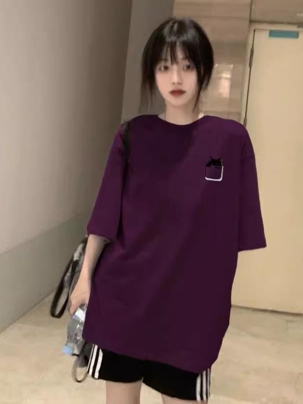 Grape purple cotton short-sleeved t-shirt boys and girls student t-shirt summer new large size loose and thin crew neck top trendy m (80-105 recommended)
Grape purple cotton short-sleeved t-shirt boys and girls student t-shirt summer new large size loose and thin crew neck top trendy m (80-105 recommended)