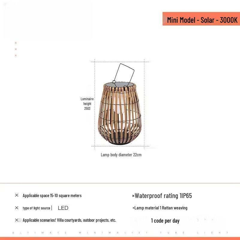 Mini Solar Outdoor Garden Decorative Lamp
Mini Solar Outdoor Garden Decorative Lamp