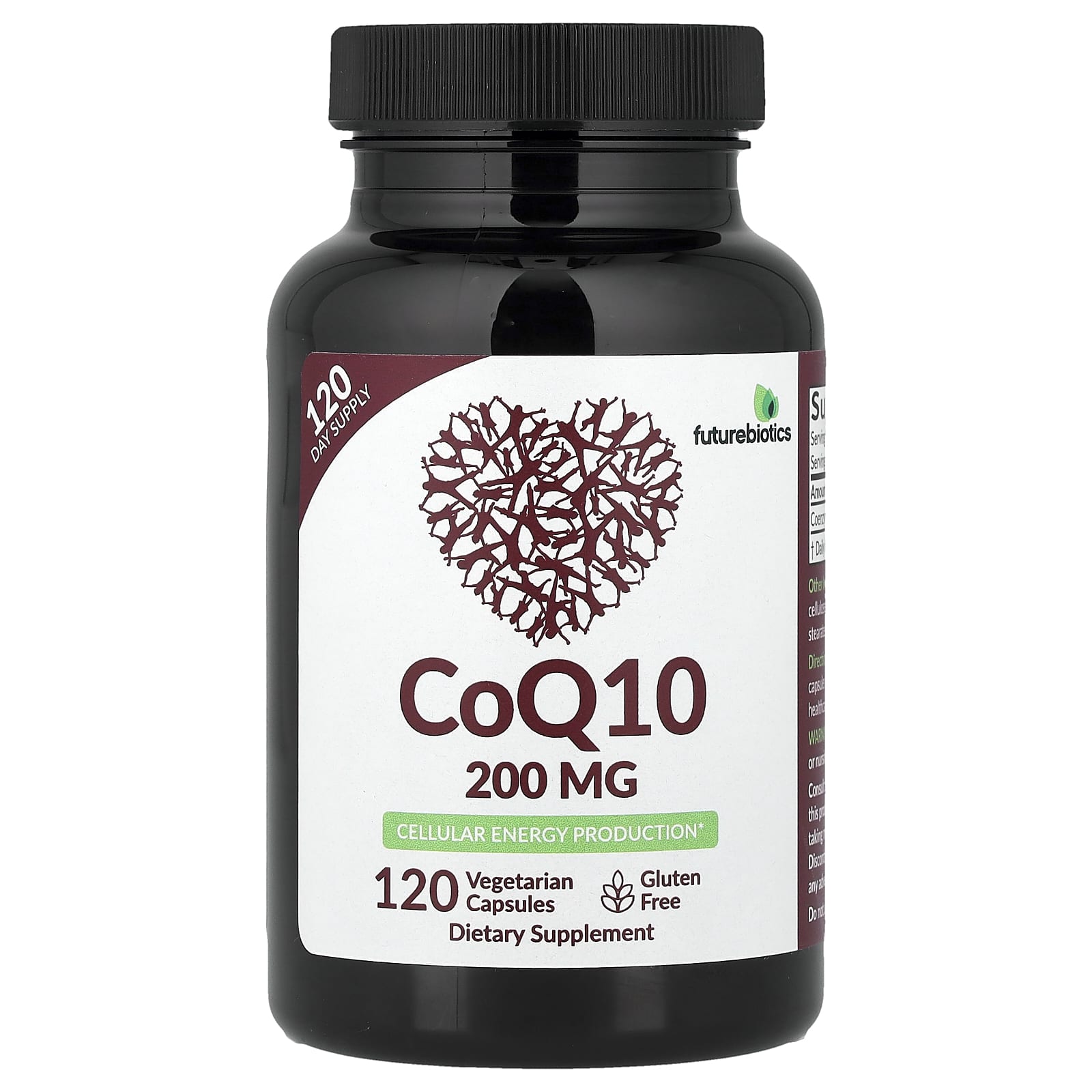 Futurebiotics, CoQ10, 200mg, 120 Veggie Capsules
Futurebiotics, CoQ10, 200mg, 120 Veggie Capsules