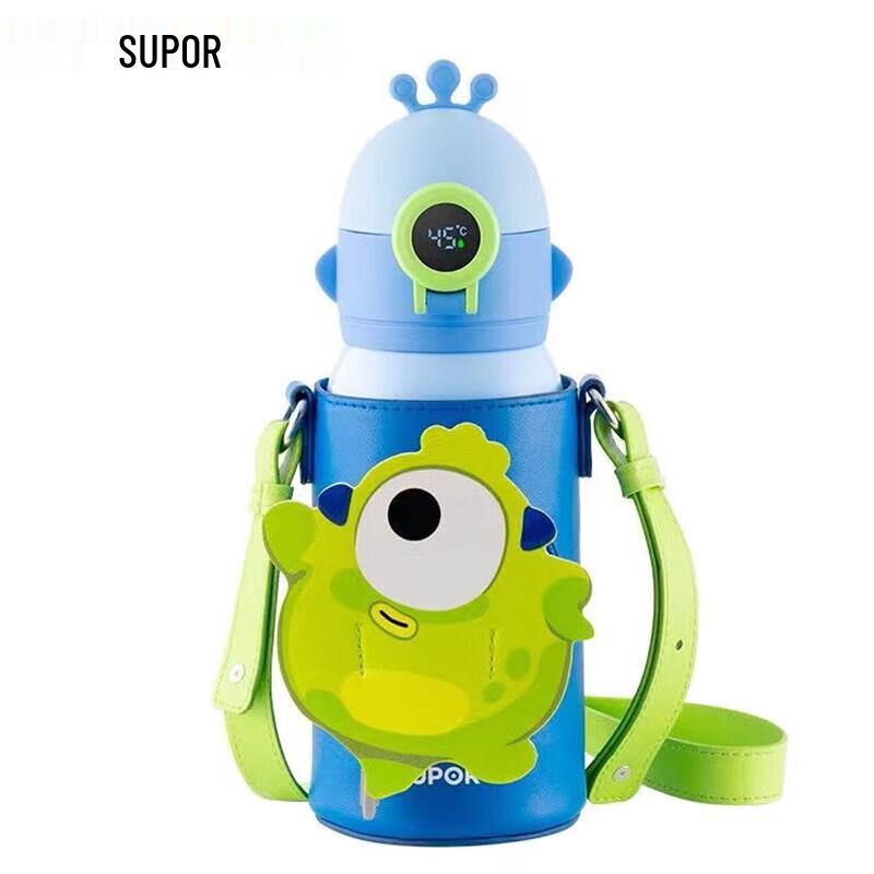 SUPOR Smart Temp Display Kids Insulated Water Bottle with Straw, 600ML
SUPOR Smart Temp Display Kids Insulated Water Bottle with Straw, 600ML
