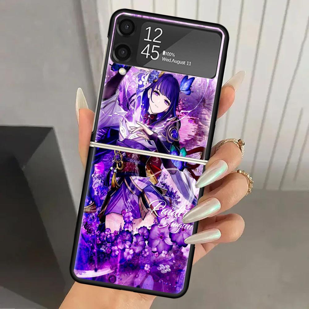 Raiden Shogun Genshin Impact Hard PC Phone Case For Samsung Galaxy Z Flip 7 6 5 4 3 Black ZFlip7 ZFlip6 Flip5 Flip4 Flip3 5G Pri Samsung Z Flip 5
Raiden Shogun Genshin Impact Hard PC Phone Case For Samsung Galaxy Z Flip 7 6 5 4 3 Black ZFlip7 ZFlip6 Flip5 Flip4 Flip3 5G Pri Samsung Z Flip 5