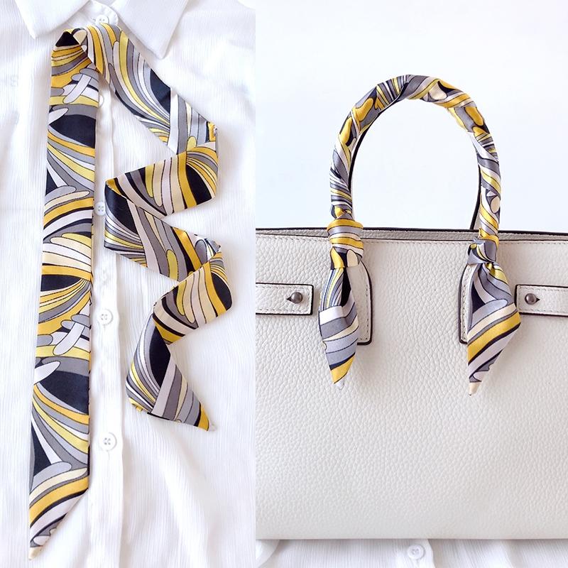 Bag Handle Ribbon Wrap Scarf Print Chunky Strappy Neckline Scarf Package Silk Band Fashion Hair Head Band Neckerchief
Bag Handle Ribbon Wrap Scarf Print Chunky Strappy Neckline Scarf Package Silk Band Fashion Hair Head Band Neckerchief