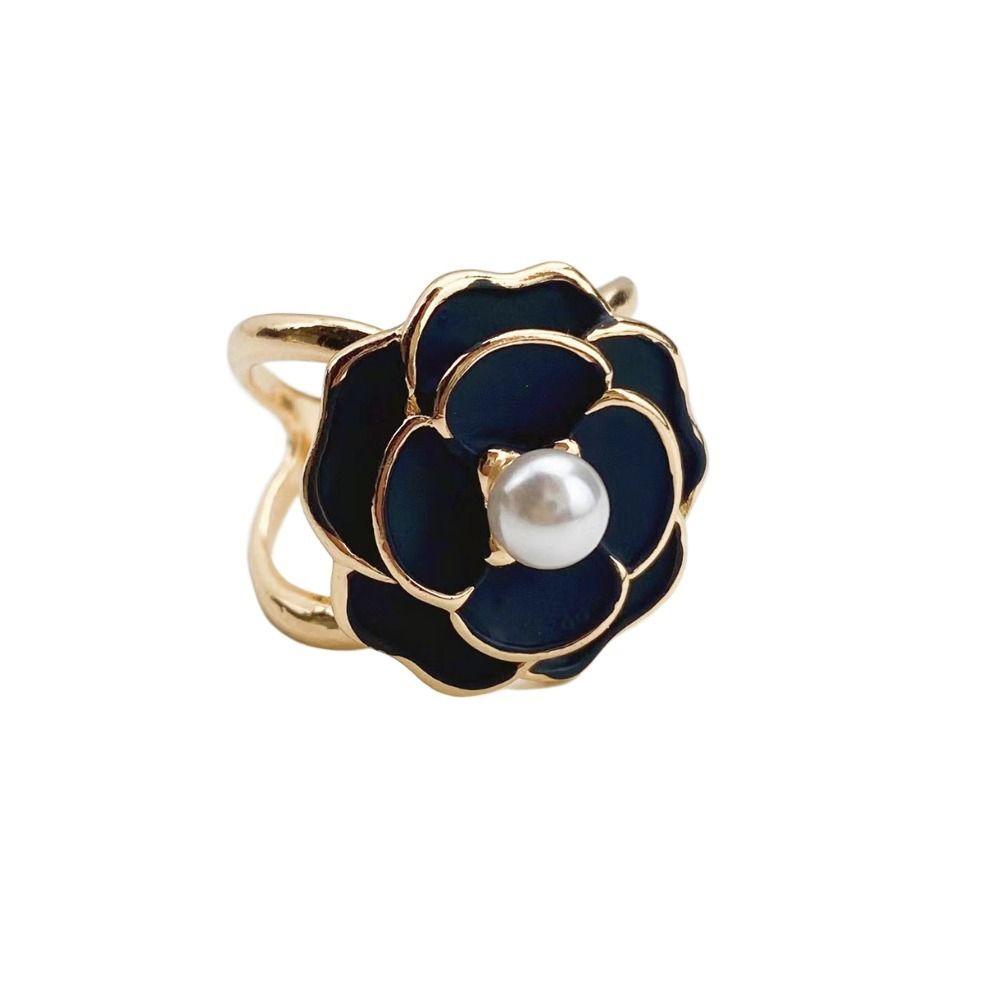 Аксессуар Цинк Цинковый сплав Ажурный Женские зажимы для шали Модная бижутерия Шелковая брошь Винтажная пряжка для шарфа чёрный