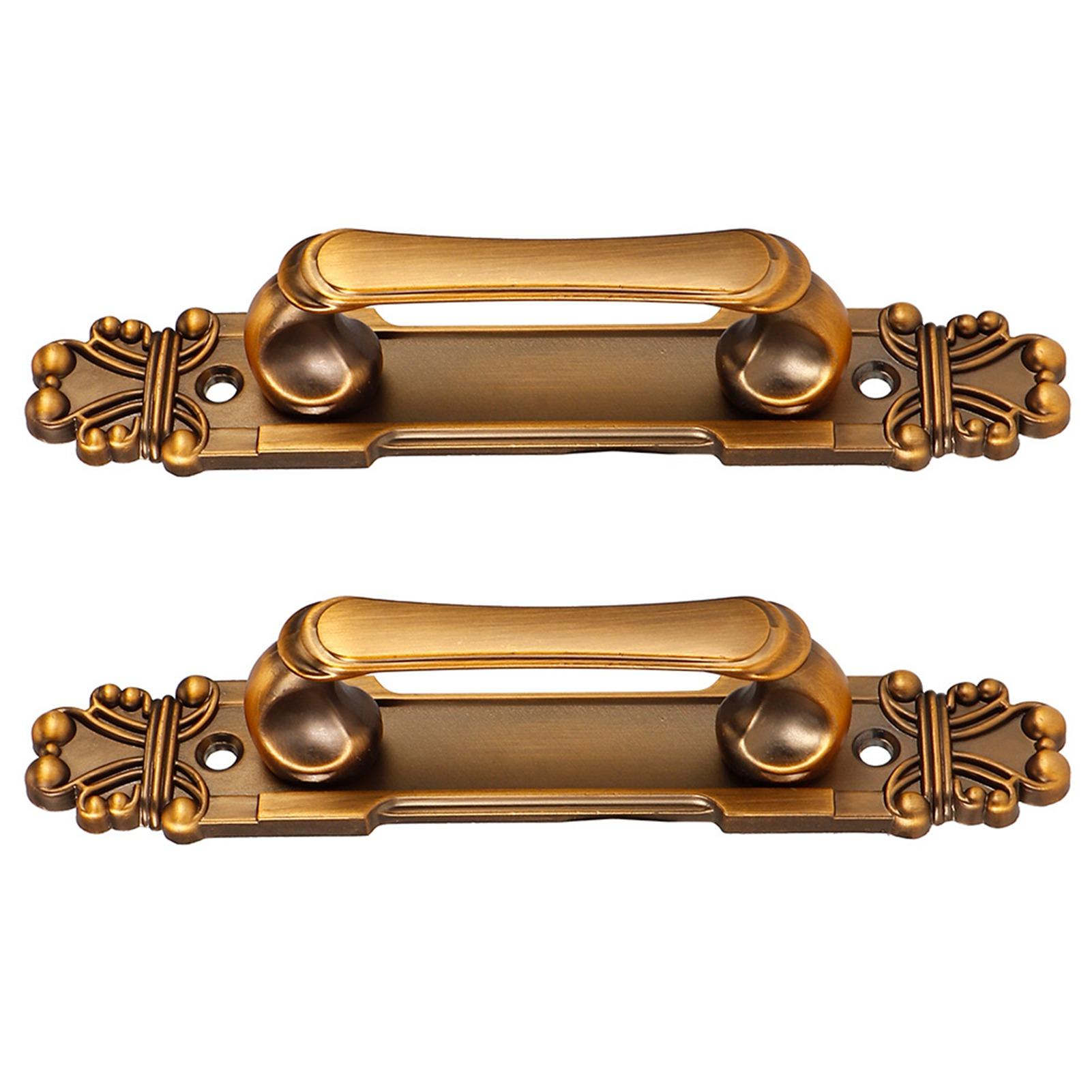 2Pcs Set European Style Antique Zinc Alloy Door Pull Handle Cabinet Hardware Accessory
2Pcs Set European Style Antique Zinc Alloy Door Pull Handle Cabinet Hardware Accessory