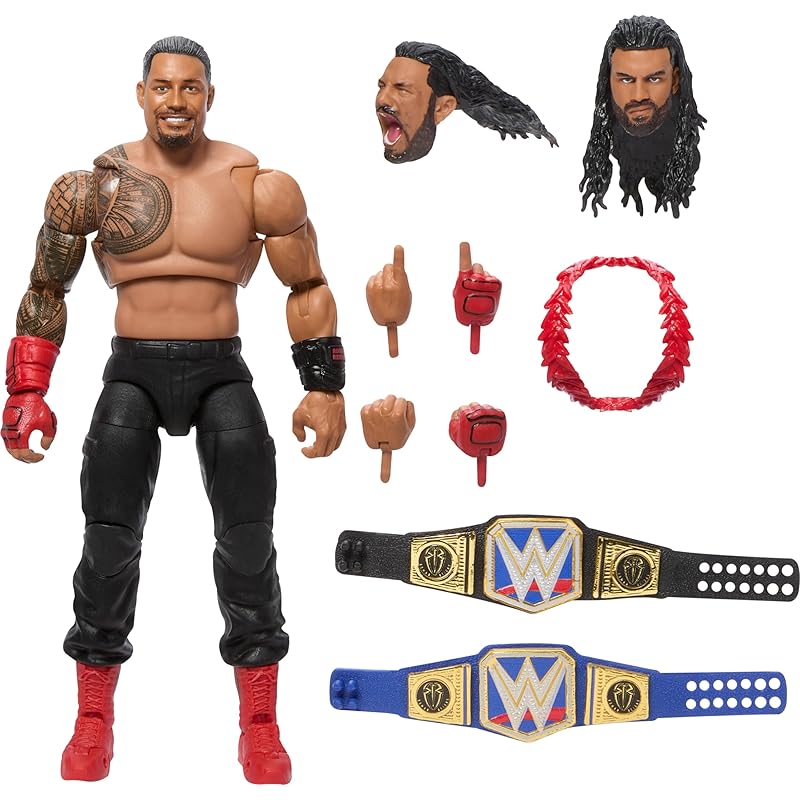 Фигурка и набор аксессуаров Mattel WWE Ultimate edition Roman Reigns размером 6 дюймов. С 30 точками сочленений. Взаимозаменяемые детали.
Фигурка и набор аксессуаров Mattel WWE Ultimate edition Roman Reigns размером 6 дюймов. С 30 точками сочленений. Взаимозаменяемые детали.