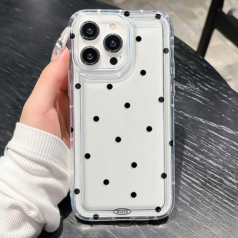 Stylish Cute Polka Dot Soft Phone Case For iPhone 17 16 15 14 13 12 11 Pro Max Mini XR XS SE 7 8 Plus 17E Transparent Cover iPhone XR
Stylish Cute Polka Dot Soft Phone Case For iPhone 17 16 15 14 13 12 11 Pro Max Mini XR XS SE 7 8 Plus 17E Transparent Cover iPhone XR