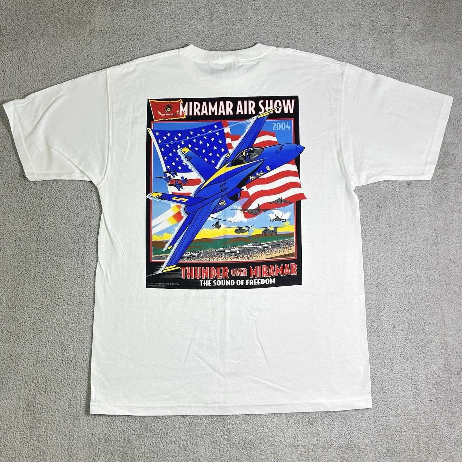 Vintage 2004 Miramar Air Show T-Shirt Men’s L Blue Angels Military Sound Freedom 3XL
Vintage 2004 Miramar Air Show T-Shirt Men’s L Blue Angels Military Sound Freedom 3XL