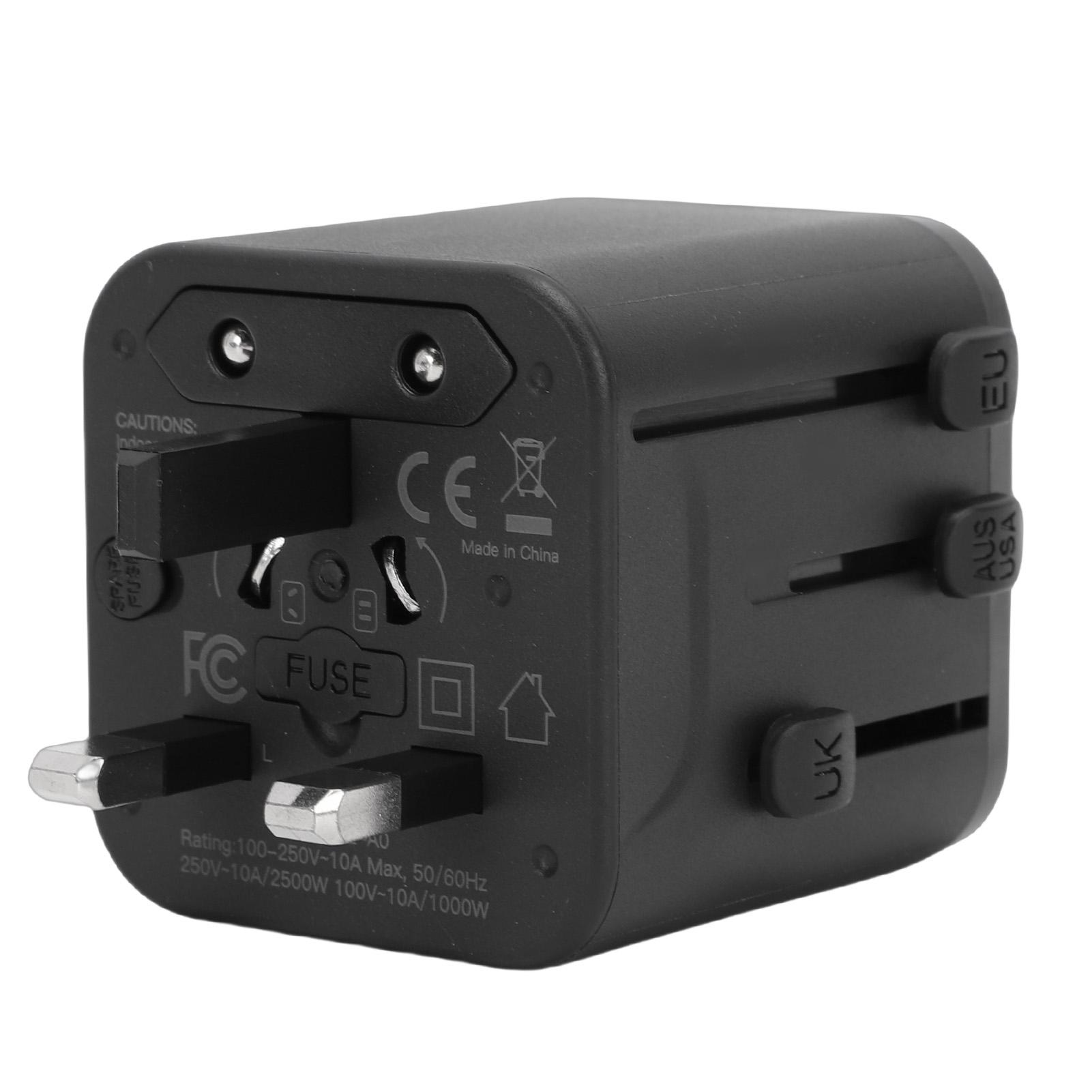 Universal Power Adapter Compact International Multi Plug Converter for Travel Business Trip
Universal Power Adapter Compact International Multi Plug Converter for Travel Business Trip