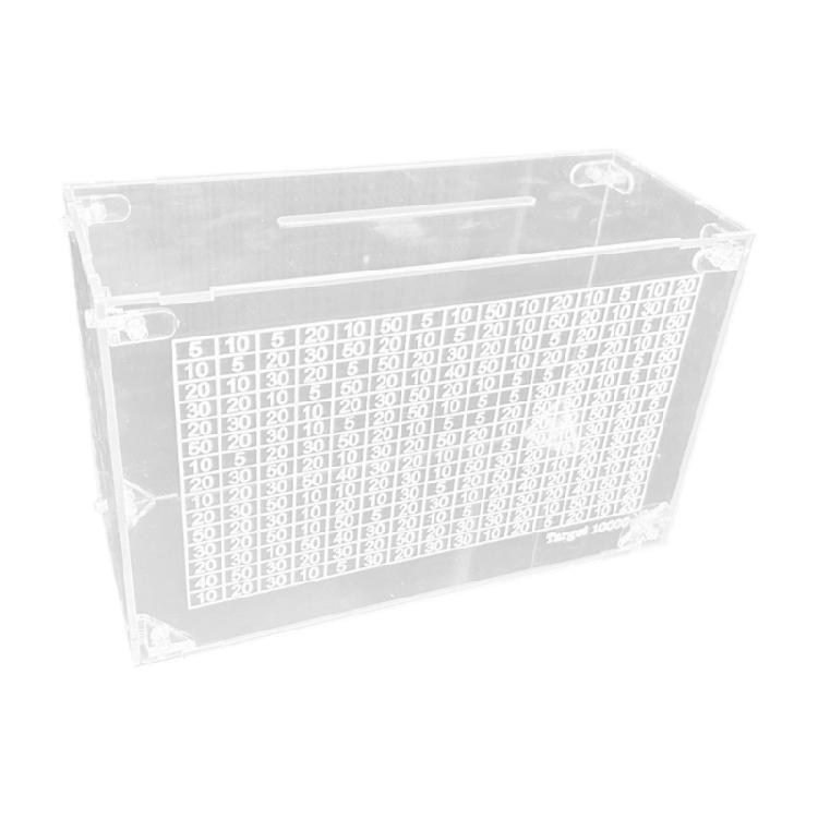 Stylish Acrylic Coin Storage Box Money Saving Jar with Targets and Number Encourages Saving Habits in Children and Adult
Stylish Acrylic Coin Storage Box Money Saving Jar with Targets and Number Encourages Saving Habits in Children and Adult