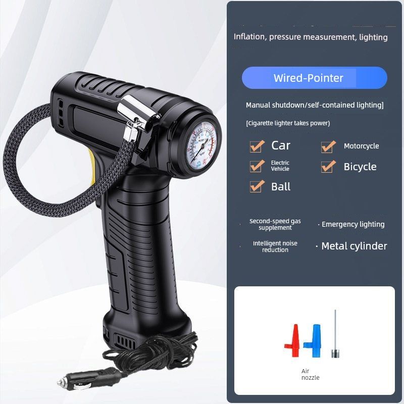 Wireless Charging Car Handheld Intelligent Digital Display For Home Car Electric Portable Tire Air Pump Vehicle Air Pump Wired pointer model
Wireless Charging Car Handheld Intelligent Digital Display For Home Car Electric Portable Tire Air Pump Vehicle Air Pump Wired pointer model