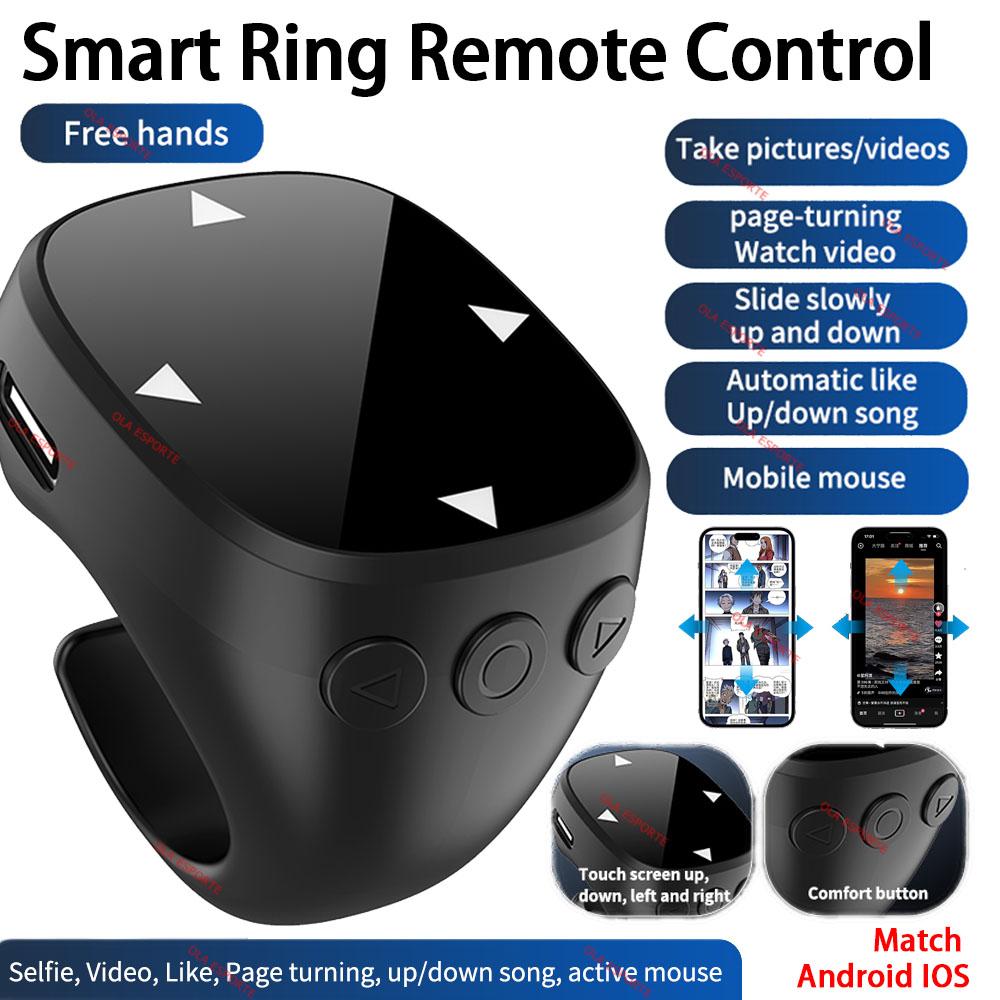 Remote Control Suitable for IOS Bluetooth Page Turning Ring Camera Remote Control Function Compatible Smart Fingertip Rings 1 pieces чорний
Remote Control Suitable for IOS Bluetooth Page Turning Ring Camera Remote Control Function Compatible Smart Fingertip Rings 1 pieces чорний