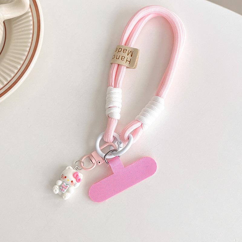 Mobile Phone Lanyard Girl Heart Cartoon Cute Kt Cat Jewelry Portable Rope Woven Rope Short Pendant Female
Mobile Phone Lanyard Girl Heart Cartoon Cute Kt Cat Jewelry Portable Rope Woven Rope Short Pendant Female