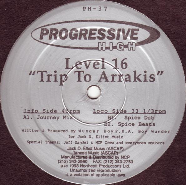 12-дюймовая пластинка LEVEL 16 - Путешествие на Арракис PH37 Progressive Hig 1998 США Танцевальная и Электронная Б/У
12-дюймовая пластинка LEVEL 16 - Путешествие на Арракис PH37 Progressive Hig 1998 США Танцевальная и Электронная Б/У