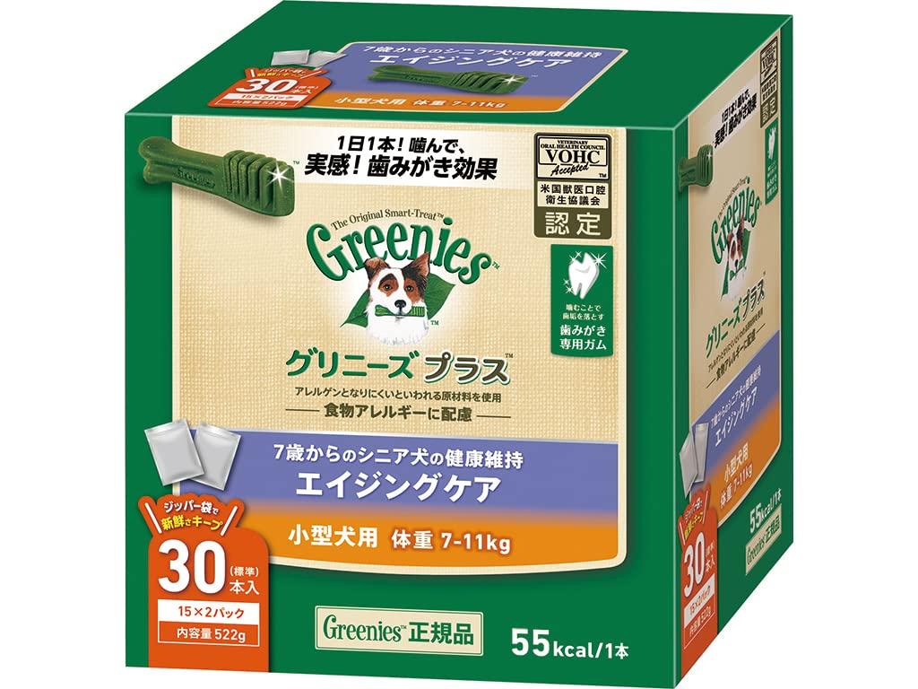 Greenies Plus Aging Care для маленьких собак 30 бутылок x 2 Зубная паста для собак, жевательная резинка, питательная, превращается в нее в вашем весе 7-11 кг (15 мешков) [Всесторонний
Greenies Plus Aging Care для маленьких собак 30 бутылок x 2 Зубная паста для собак, жевательная резинка, питательная, превращается в нее в вашем весе 7-11 кг (15 мешков) [Всесторонний