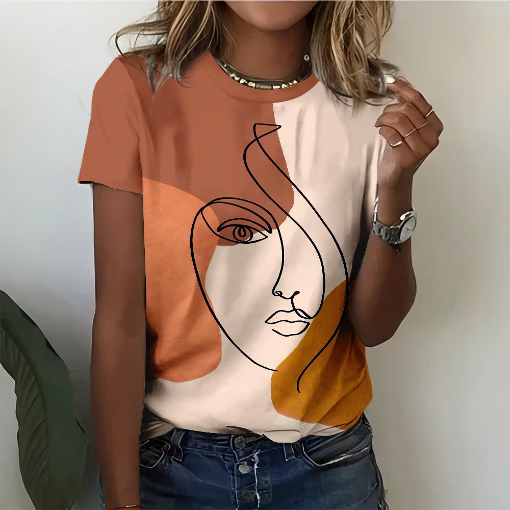 Orange And White Women s Abstract Art T-shirt - Modern Bold Fashion Art Style Summer Round Neck Short Sleeve XS
Orange And White Women s Abstract Art T-shirt - Modern Bold Fashion Art Style Summer Round Neck Short Sleeve XS