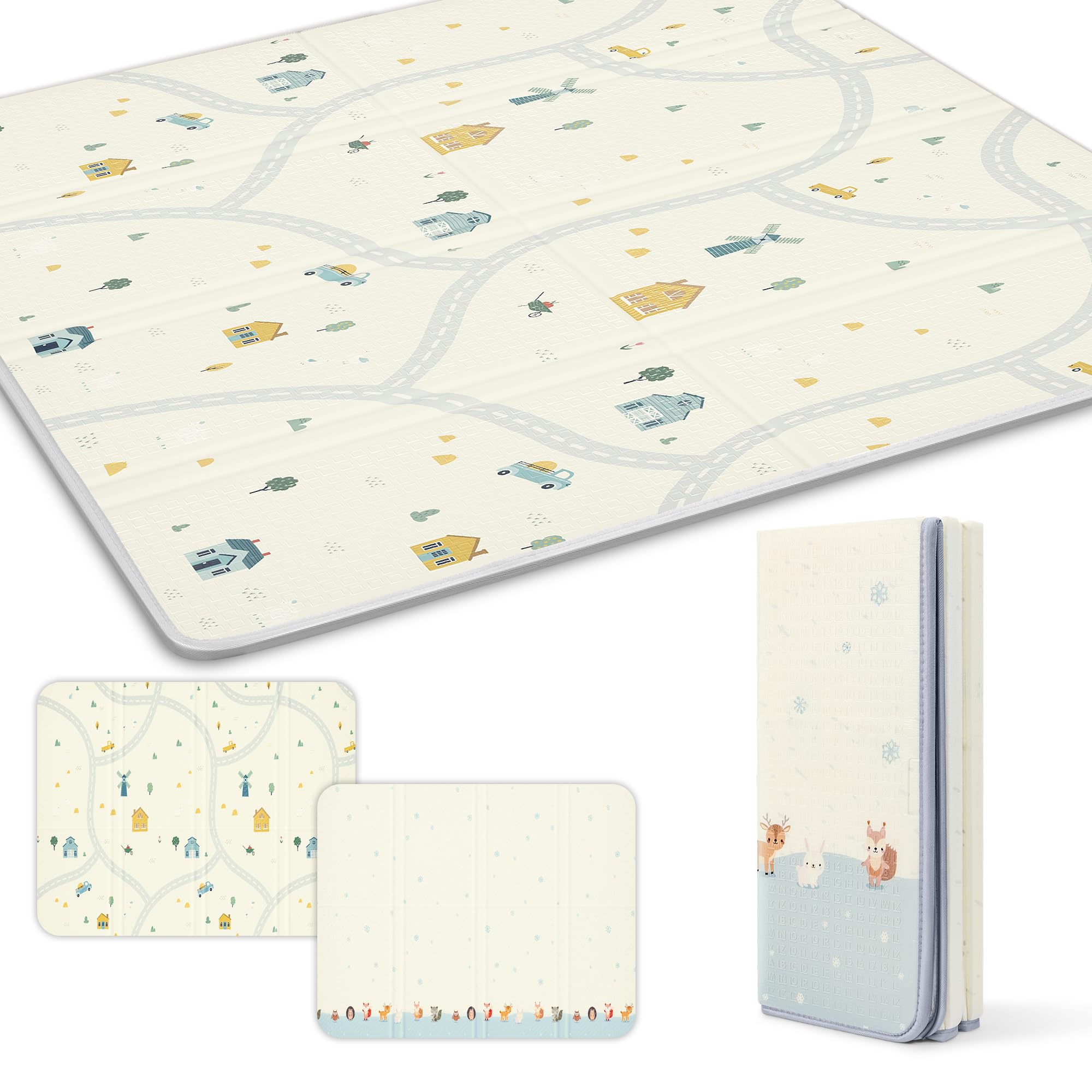 Play Mat Artake Baby Play Easy to Soundproof Baby Nap Mat 200 x 180 x 2 - Mat, Store, Thick, Foldable, Waterproof, Mat, (Hut + Snow, cm)
Play Mat Artake Baby Play Easy to Soundproof Baby Nap Mat 200 x 180 x 2 - Mat, Store, Thick, Foldable, Waterproof, Mat, (Hut + Snow, cm)