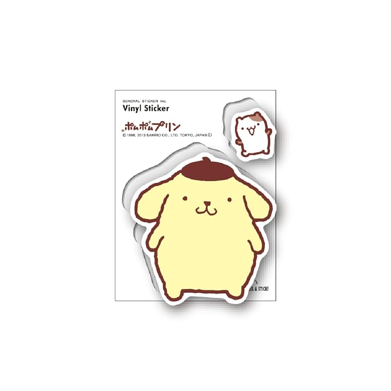(C)SANRIO CO.,LTD.tokyo,japan(L) Pompompurin sticker pink cartoon style common surfaces disposable indoor free form
(C)SANRIO CO.,LTD.tokyo,japan(L) Pompompurin sticker pink cartoon style common surfaces disposable indoor free form