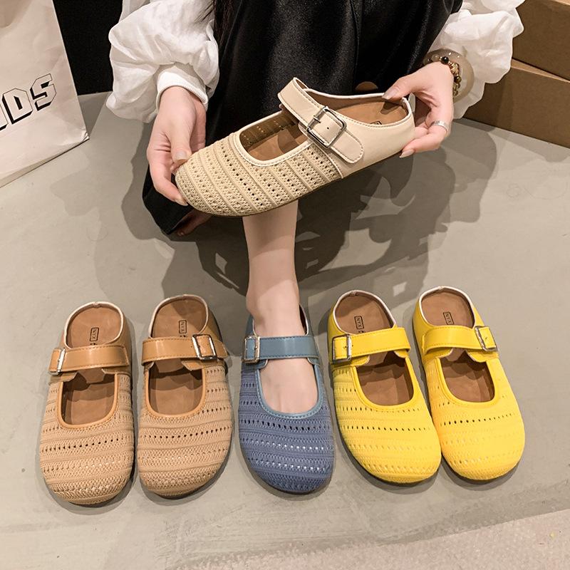 Thick-soled inner height-increasing mesh shoes bag head half slippers women s summer outer wear 2025 new one-pedal single shoes sandals 40 бежевий
Thick-soled inner height-increasing mesh shoes bag head half slippers women s summer outer wear 2025 new one-pedal single shoes sandals 40 бежевий