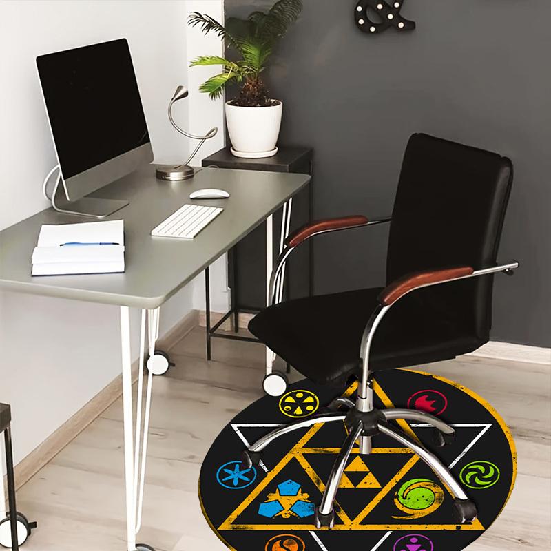 1pc Symbolic Geometry Round carpet, Made of Polyester,Perfect for Decorating Office Chairs, Living Rooms,fplt095 80cm by 80cm
1pc Symbolic Geometry Round carpet, Made of Polyester,Perfect for Decorating Office Chairs, Living Rooms,fplt095 80cm by 80cm
