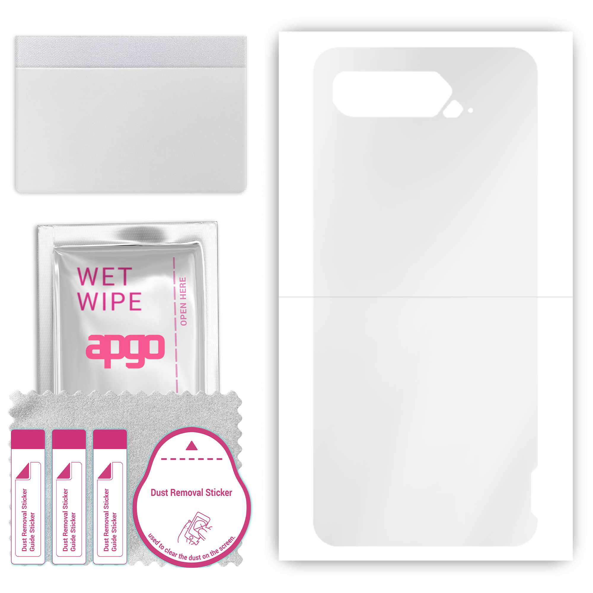 apgo Ultra Clear Protective Skin Sticker for the back compatible with Asus ROG Phone 5, Wrap Film, Hydrogel Film, Flexible, Soft TPU with positioning
apgo Ultra Clear Protective Skin Sticker for the back compatible with Asus ROG Phone 5, Wrap Film, Hydrogel Film, Flexible, Soft TPU with positioning