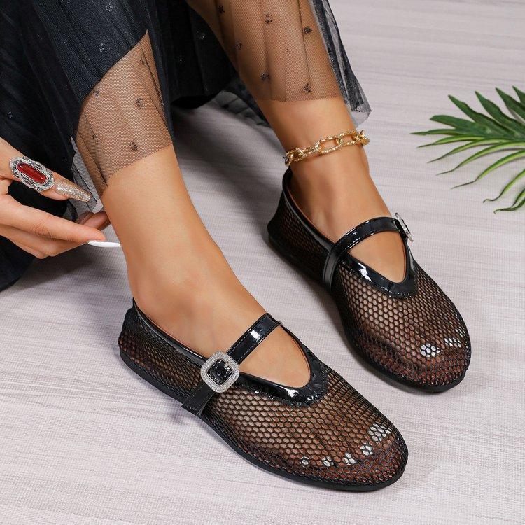 Large size mesh breathable flat sandals women s summer 2025 new one-word with fishing net sandals 36 чорний
Large size mesh breathable flat sandals women s summer 2025 new one-word with fishing net sandals 36 чорний