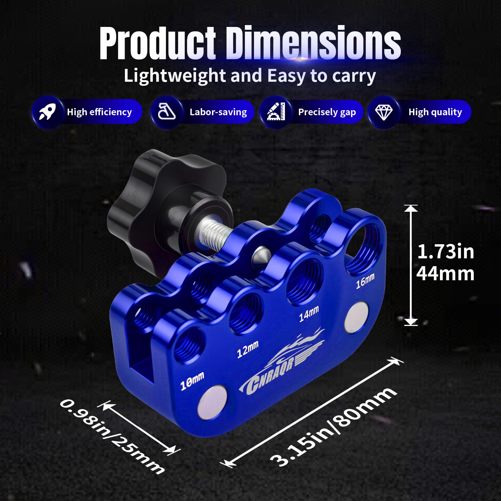 Ergonomics Spark Plug Gap Tool With Steel Feeler Gauge for M10 M12 M14 M16 Spark Plugs Aluminum With Magnet Only Gap Tool Blue
Ergonomics Spark Plug Gap Tool With Steel Feeler Gauge for M10 M12 M14 M16 Spark Plugs Aluminum With Magnet Only Gap Tool Blue