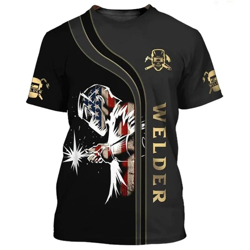 3D Print Electric Welding Tool T Shirt Men Technology Pattern Tees Short-Sleeved Fashion Oversized T-Shirts Round Neck Tops 6XL
3D Print Electric Welding Tool T Shirt Men Technology Pattern Tees Short-Sleeved Fashion Oversized T-Shirts Round Neck Tops 6XL