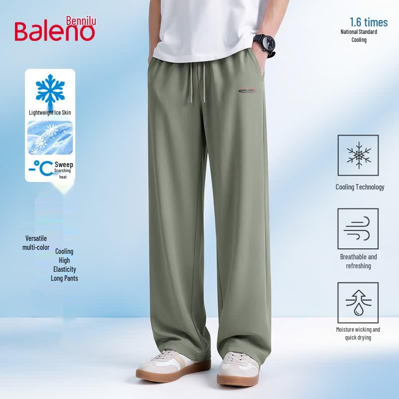 Baleno Men s Ice Silk Wide-Leg Casual Pants M
Baleno Men s Ice Silk Wide-Leg Casual Pants M