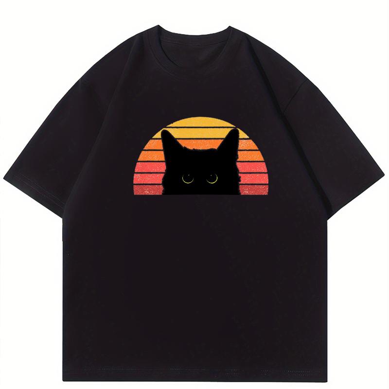 Black Cat Summer Sport Jogging Shirt Vintage Retro T-Shirt Vintage Cat Owner Funny Cat Face Short Sleeves Halloween Shirt 4XL червоний
Black Cat Summer Sport Jogging Shirt Vintage Retro T-Shirt Vintage Cat Owner Funny Cat Face Short Sleeves Halloween Shirt 4XL червоний