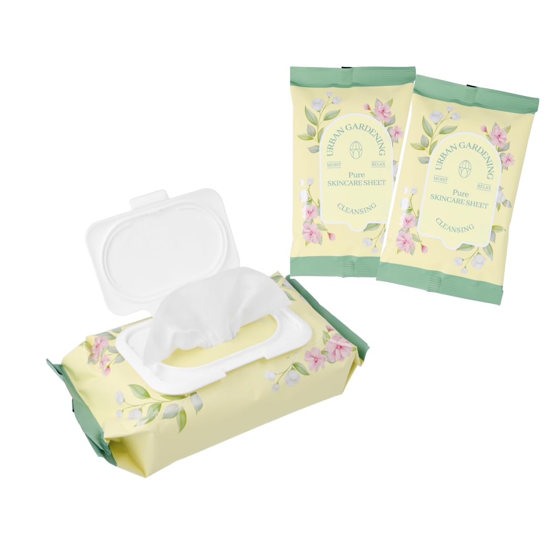 Urban Gardening Pure Skincare Sheets 80 sheets sheets x 1 10 sheets x 2 Cleansing Makeup Remover Face Wash Sheets No Face Wash Required Korean
Urban Gardening Pure Skincare Sheets 80 sheets sheets x 1 10 sheets x 2 Cleansing Makeup Remover Face Wash Sheets No Face Wash Required Korean