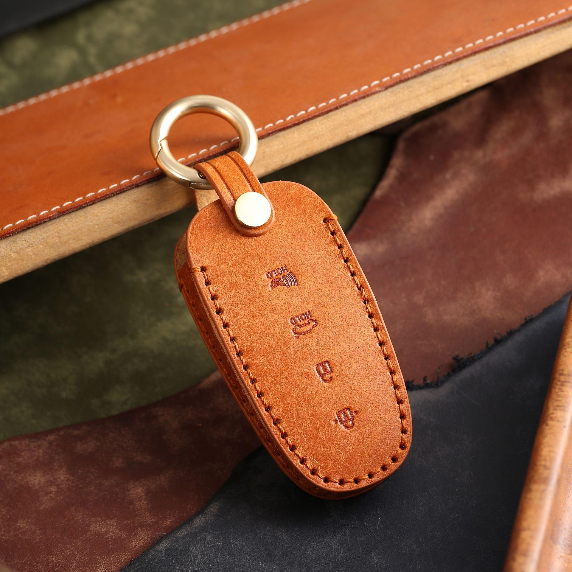 Подходит для нового современного чехла для ключа автомобиля, ручной работы из кожи, высококлассная сумка-чехол для ключа автомобиля, кольцо
Подходит для нового современного чехла для ключа автомобиля, ручной работы из кожи, высококлассная сумка-чехол для ключа автомобиля, кольцо