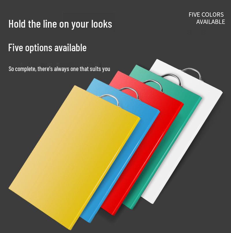 Multi-functional Non-slip Square PE Cutting Board - Colored, Thickened for Household & Commercial Use 29x19x1 cm with Hole
Multi-functional Non-slip Square PE Cutting Board - Colored, Thickened for Household & Commercial Use 29x19x1 cm with Hole