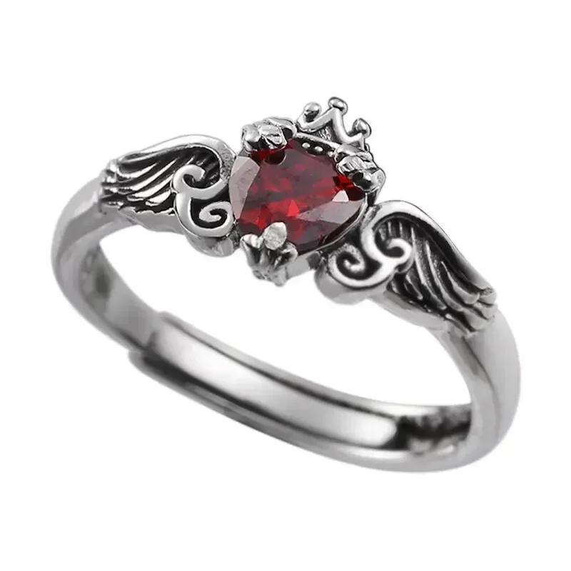 Fashion Heart Red Zircon Rings for Women Wedding Luxury Jewelry Accessories Engagement Ring Y2k Gothic Lolita Style resizable серебряный
Fashion Heart Red Zircon Rings for Women Wedding Luxury Jewelry Accessories Engagement Ring Y2k Gothic Lolita Style resizable серебряный