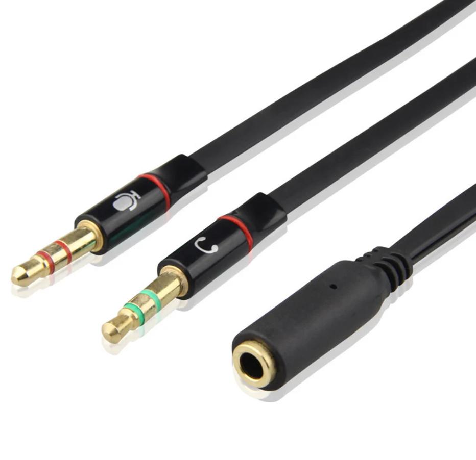 3.5mm PC Computer Audio Cable Earphone Cable Conversion Microphone Headset Converter Cable Headphone Jack Adapter Aux Splitter чорний
3.5mm PC Computer Audio Cable Earphone Cable Conversion Microphone Headset Converter Cable Headphone Jack Adapter Aux Splitter чорний
