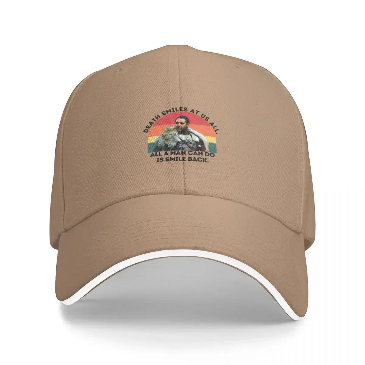 Russell Crowe Gladiator movie quote Death Smiles At Us All Baseball Cap Vintage F Unisex Womens
Russell Crowe Gladiator movie quote Death Smiles At Us All Baseball Cap Vintage F Unisex Womens