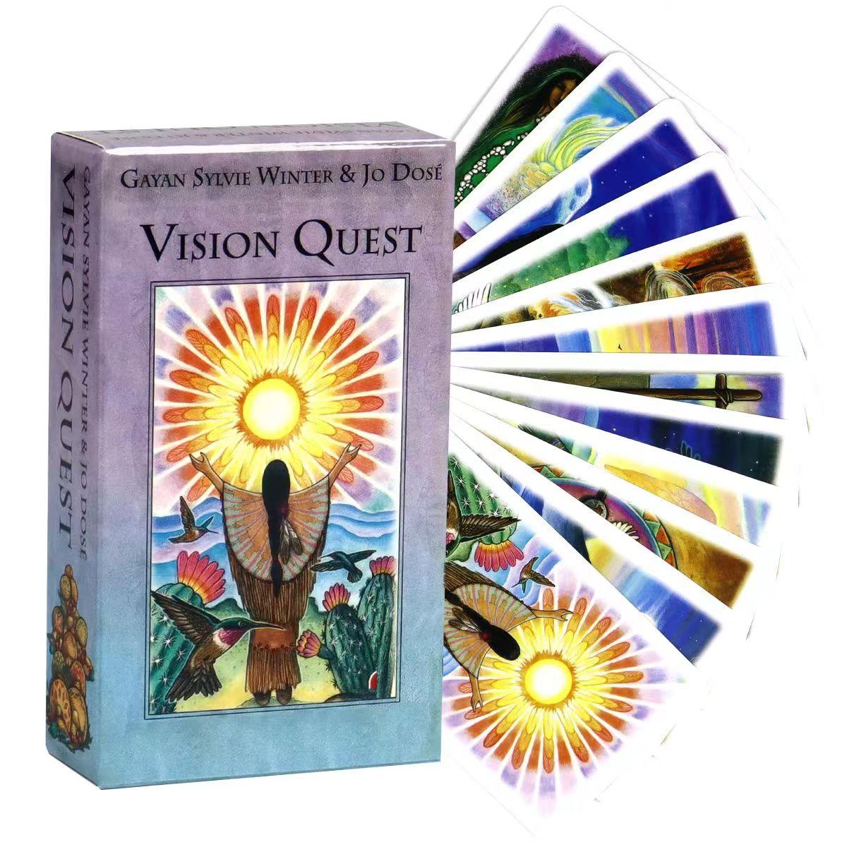 10,3*6 см Vision Quest Tarot 78 шт. Карты содержат племенной шаманизм и дух древнего медицинского колеса
10,3*6 см Vision Quest Tarot 78 шт. Карты содержат племенной шаманизм и дух древнего медицинского колеса