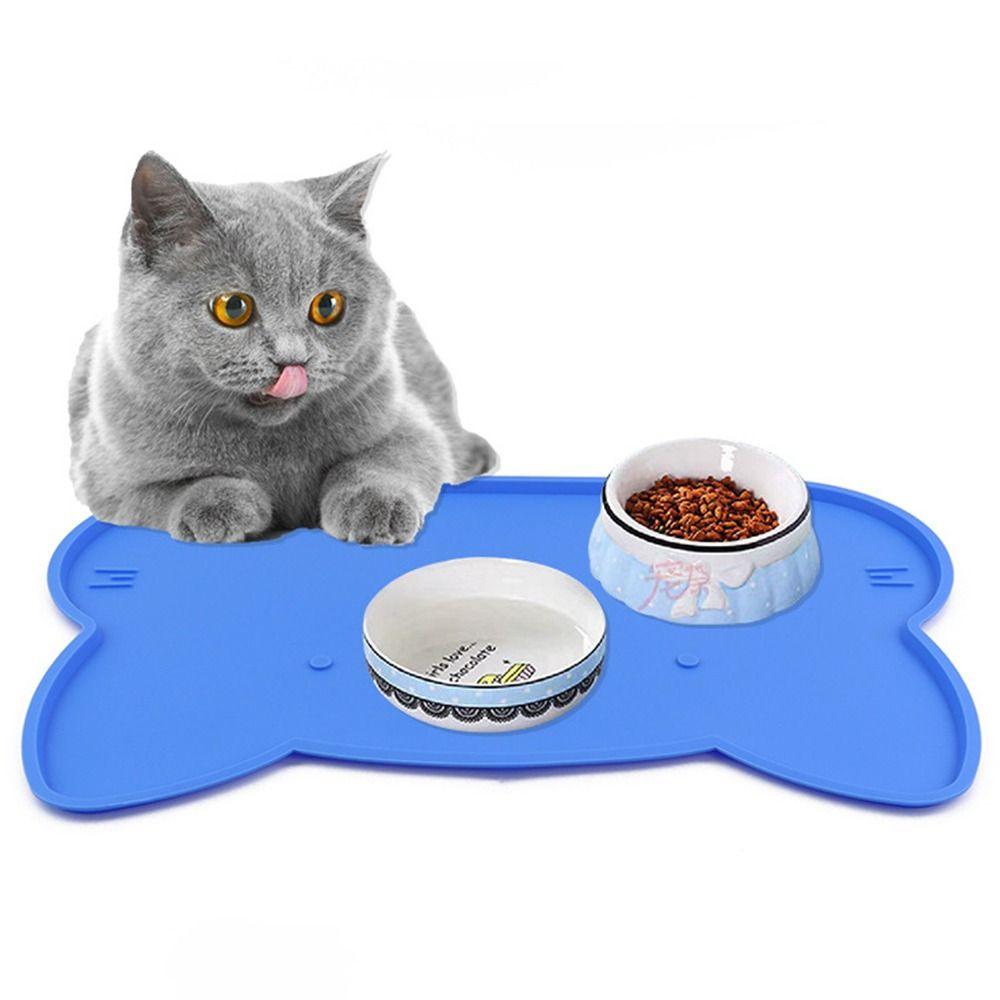 Cat-shaped Pet Bowl Mat Silicone Cat Placemat Portable Pet Feeder Mats Kitten Feeding сірий
Cat-shaped Pet Bowl Mat Silicone Cat Placemat Portable Pet Feeder Mats Kitten Feeding сірий