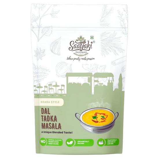 Saatyaki Naturals Dal Tadka Masala -50gm | Authentic Indian Spice Blend for tadka dal, curries, Marinades & Indian Recipes|Homemade Style 50GM
Saatyaki Naturals Dal Tadka Masala -50gm | Authentic Indian Spice Blend for tadka dal, curries, Marinades & Indian Recipes|Homemade Style 50GM