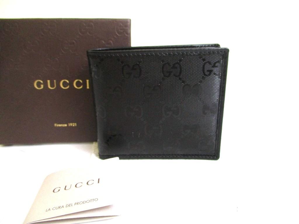 Authentic GUCCI Imprimee Black Coating Canvas Leather Bifold Wallet Purse #a770 Refurbished
Authentic GUCCI Imprimee Black Coating Canvas Leather Bifold Wallet Purse #a770 Refurbished
