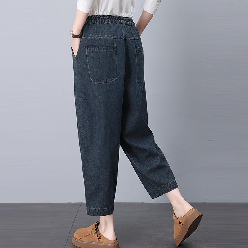 Женские весенне-осенние джинсы галифе с завышенной талией, стройнящие, для мам среднего возраста M джинсовый синий
Женские весенне-осенние джинсы галифе с завышенной талией, стройнящие, для мам среднего возраста M джинсовый синий