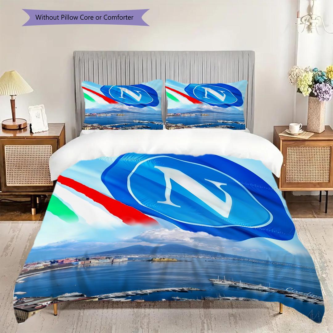 SSC Napoli Комплект постельного белья с узором Одеяло Пододеяльник Наволочка Домашний Декор Подарок на День Рождения (1 пододеяльник + 2 наволочки, без наполнителя) 135x200cm
SSC Napoli Комплект постельного белья с узором Одеяло Пододеяльник Наволочка Домашний Декор Подарок на День Рождения (1 пододеяльник + 2 наволочки, без наполнителя) 135x200cm