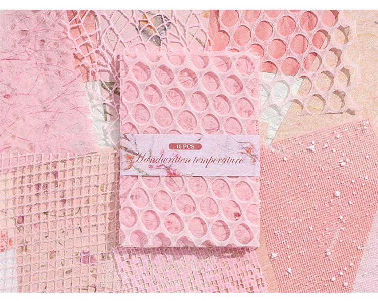15 pcs Vintage Mixed Materials Lace paper Decor Scrapbook Materials DIY Photo Album Collage Journal Creative Stationery Supplies
15 pcs Vintage Mixed Materials Lace paper Decor Scrapbook Materials DIY Photo Album Collage Journal Creative Stationery Supplies
