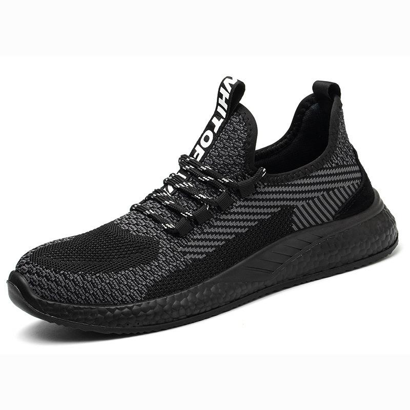 Износостойкая, ударопрочная и устойчивая к проколам защитная обувь, низкая рабочая обувь для защиты от столкновений на строительных площадках 46