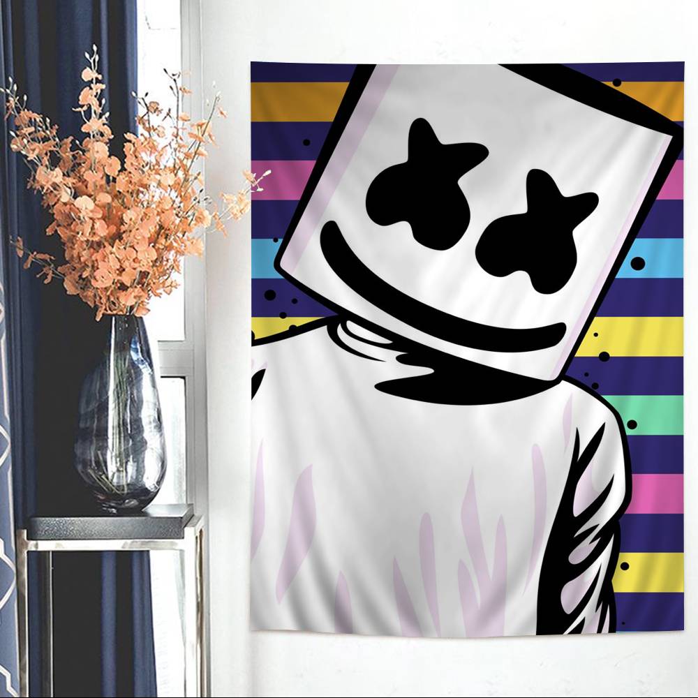 DJ MMarshmello Cartoon Tapestry Wall Hanging Decoration Household Home Decor 74x94cm(29x37in)
DJ MMarshmello Cartoon Tapestry Wall Hanging Decoration Household Home Decor 74x94cm(29x37in)