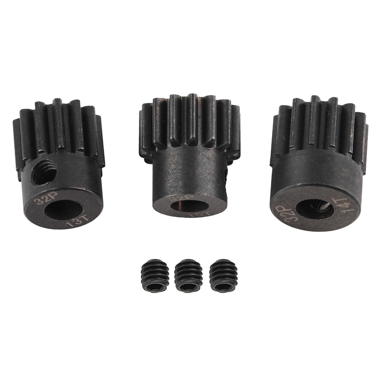 32DP cent5mm 13-15T 16-18T 19-21T Комбінований набір зубчастих передач двигуна для 1/8 автомобіля RC (13T 14T 15T)
32DP cent5mm 13-15T 16-18T 19-21T Комбінований набір зубчастих передач двигуна для 1/8 автомобіля RC (13T 14T 15T)
